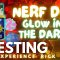 Testing our Nerf Dog – Glow In The Dark Toys and Charger