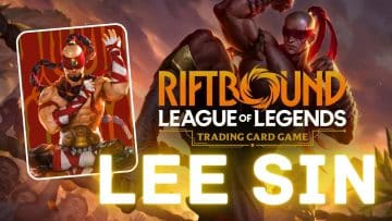LEE SIN RIFTBOUND LEAGUE OF LEGENDS ORIGINS trading card game