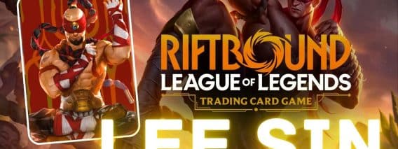 LEE SIN RIFTBOUND LEAGUE OF LEGENDS ORIGINS trading card game