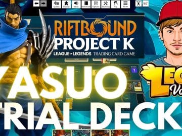 OVERVIEW YASUO TRIAL DECK – RIFTBOUND LEAGUE OF LEGENDS TCG