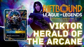VIKTOR HERALD OF THE ARCANE – RIFTBOUND ORIGINS LEAGUE OF LEGENDS Trading Card Game